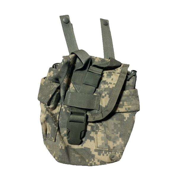 US Military Canteen Pouch Molle II General Purpose Purpose Army Camouflage 1 Qt - Picture 1 of 4